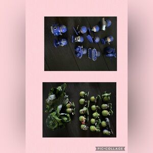 Lot of MGA Little green men (people)